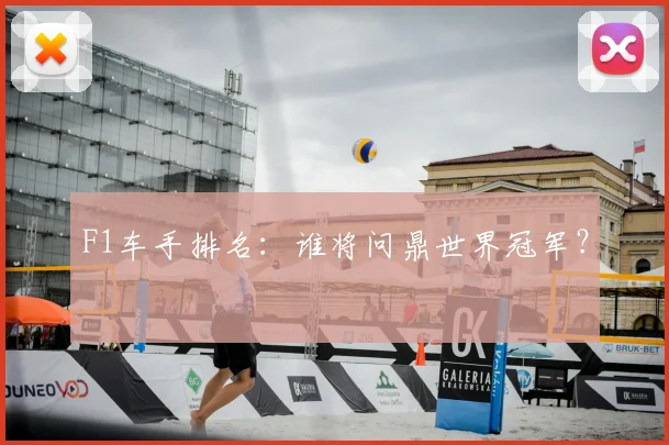 F1车手排名:谁将问鼎世界冠军?
