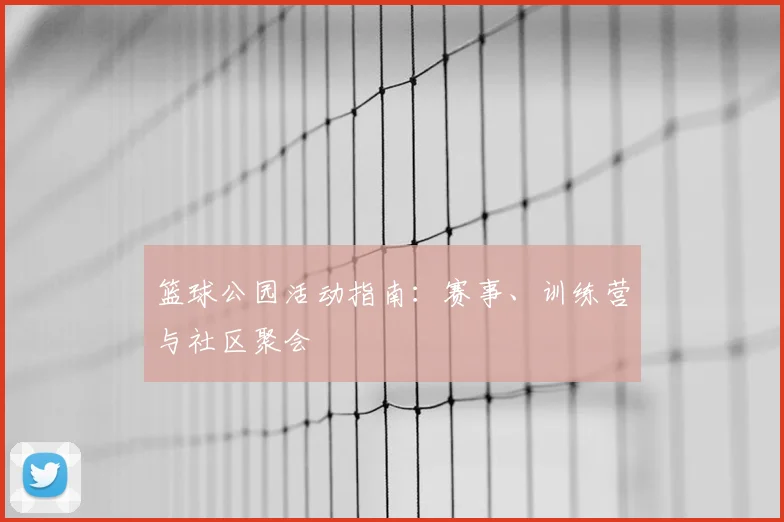 篮球公园活动指南：赛事、训练营与社区聚会